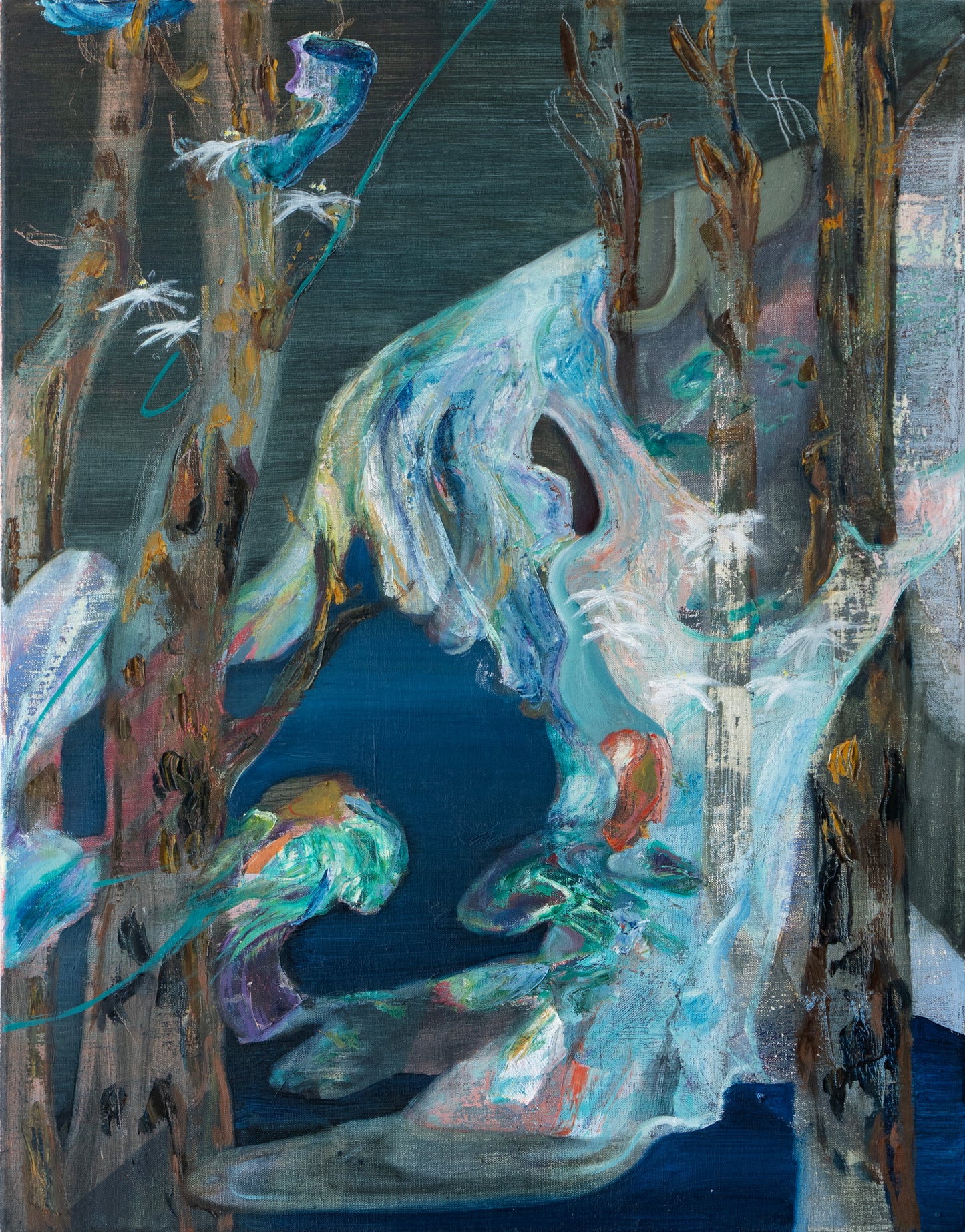 The departure
